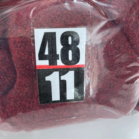 Eileen Fisher Womens Red Wool/Nylon Open Front Cardigan Sweater M 4811 - Picture 7 of 8